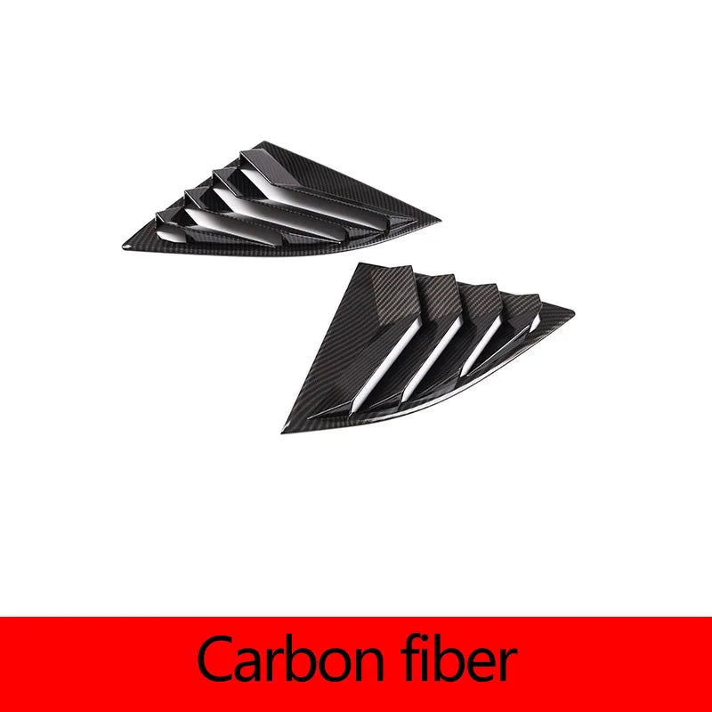 Toyota GR Supra A90 Rear Window Triangle ABS Deflector 2pcs Decoration 2019-2022