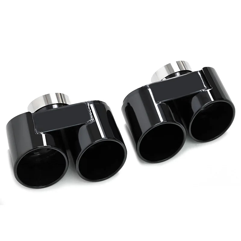 BMW 3 Series G20 G21 Quad Exhaust Tips – Stainless Steel Finish