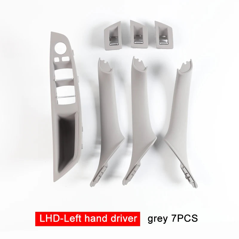 Inner Door Handle Panel Pull Trim Set – BMW 5 Series F10 F11 F18 2010–2017 | 7 Piece | LHD & RHD
