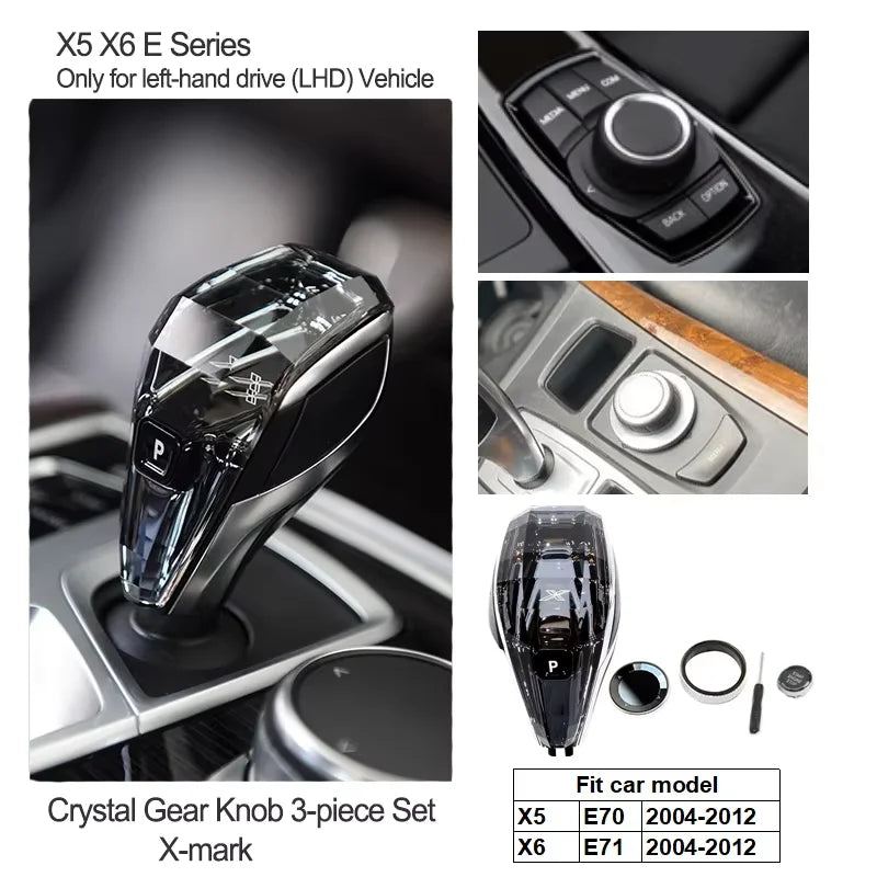 Luxury Crystal Gear Shift Knob – Premium Abs Construction