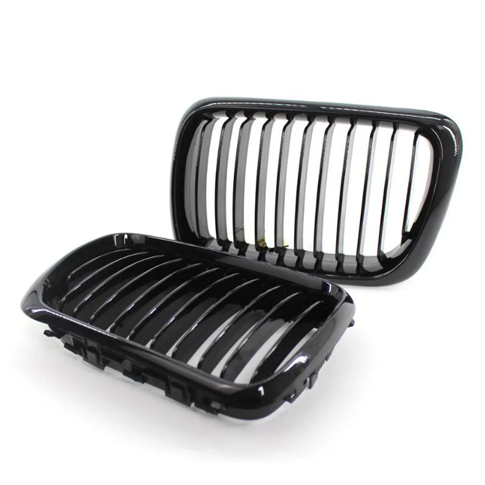 Front Kidney Grille Set – BMW E36 3 Series 1997–1999 | Gloss & Matte Black