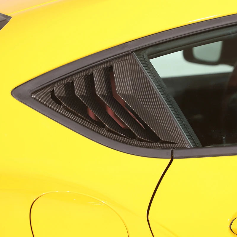 Toyota GR Supra A90 Rear Window Triangle ABS Deflector 2pcs Decoration 2019-2022