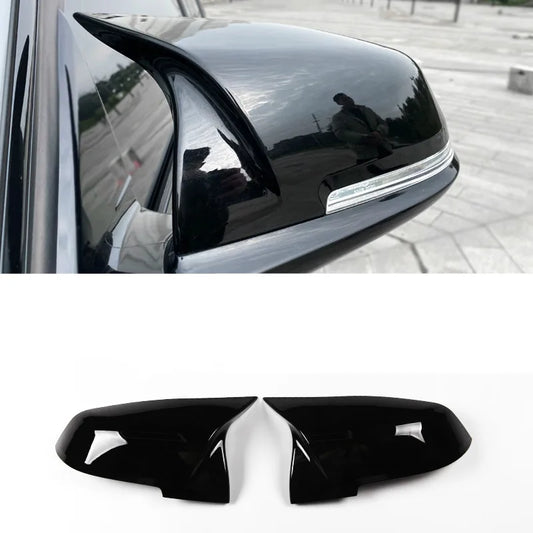 Wing Mirror Cover Caps – BMW 1 2 3 4 Series X1 M2 i3 F20 F22 F30 F32 | Glossy Black, Carbon Grain & Forged Carbon