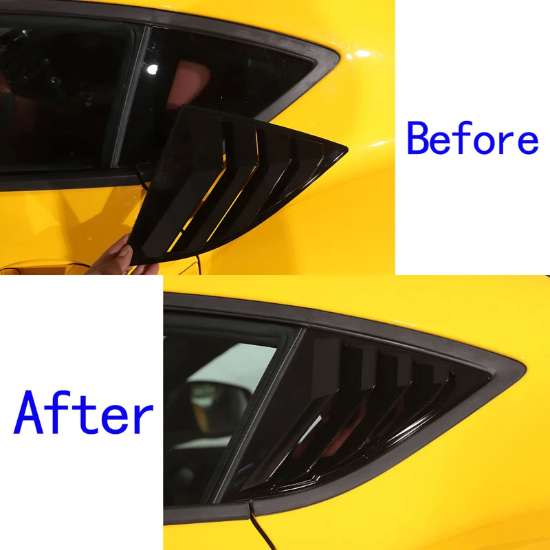 Toyota GR Supra A90 Rear Window Triangle ABS Deflector 2pcs Decoration 2019-2022