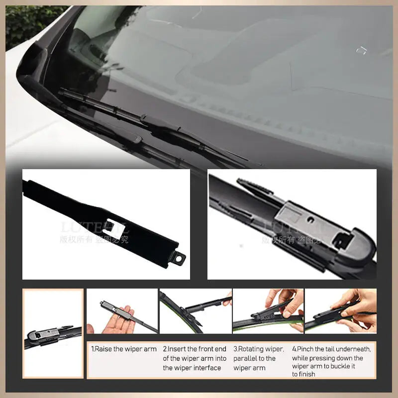 Bmw 4 Series F32 F33 F36 F80 Front Wiper Blades - 24 And 18 Inch