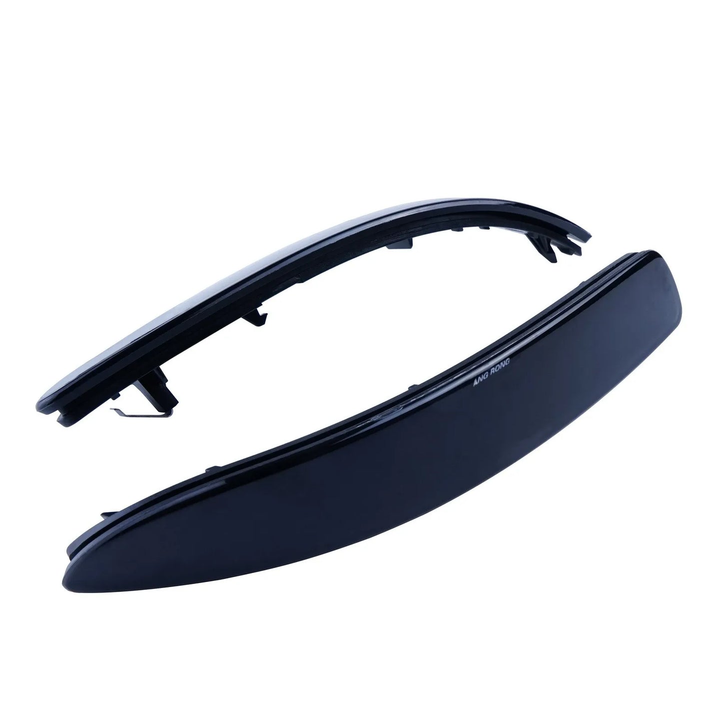 BMW X5 E70 Rear Bumper Reflector Pair – Black Smoked Lens