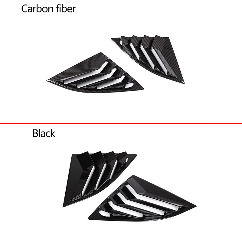 Toyota GR Supra A90 Rear Window Triangle ABS Deflector 2pcs Decoration 2019-2022