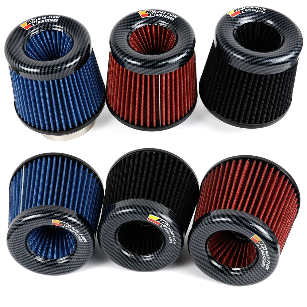 KN Style Air Filter 3 Inch 76mm Mushroom Head High Flow