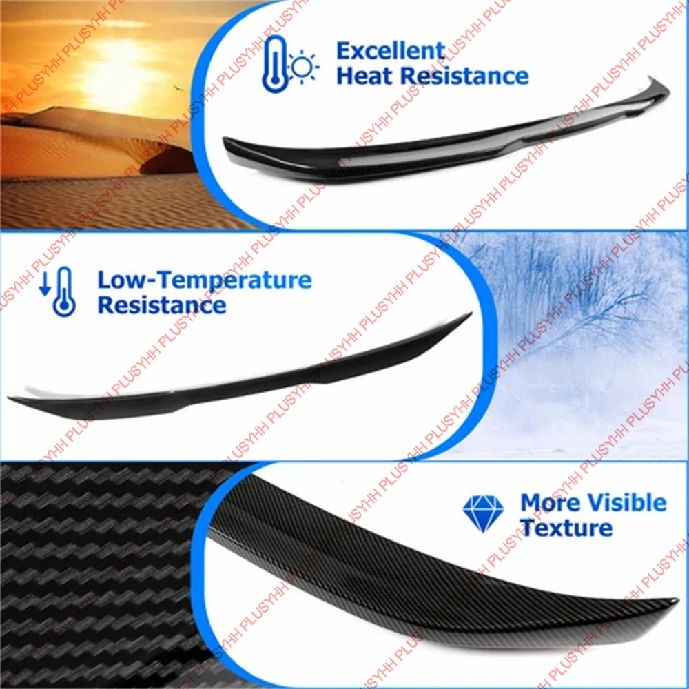 Bmw G30 And M5 Rear Trunk Spoiler – Glossy Black Abs Construction