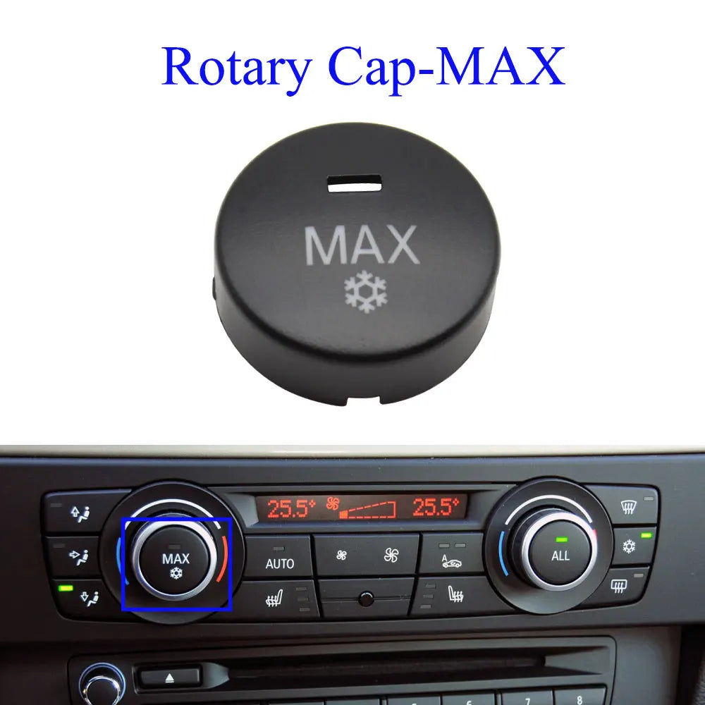 BMW E8x Series AC Vent Volume Rotary Knob Cover - Direct Fit Replacement