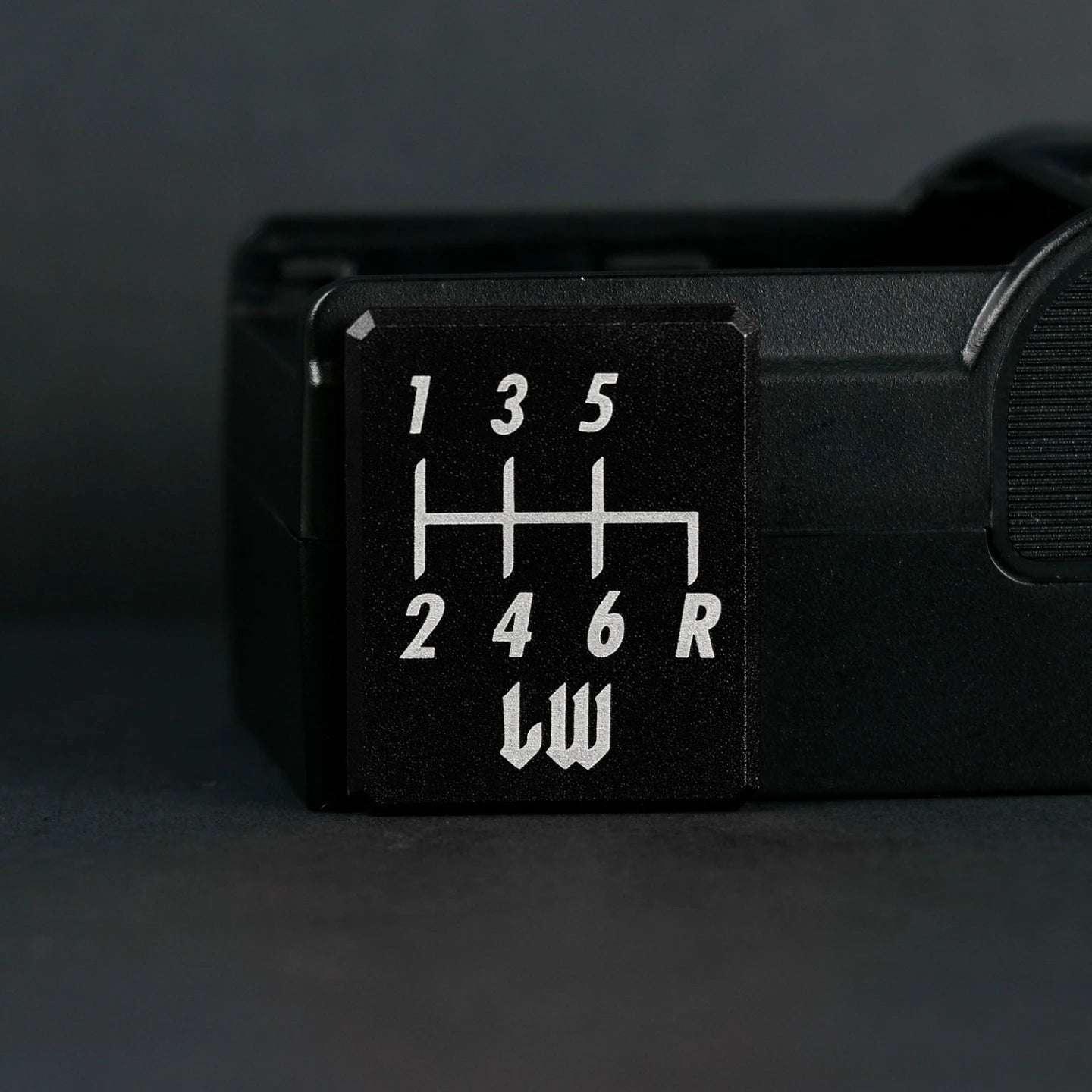 Gear Shift Pattern Emblem Badge – Universal Manual Gearbox Decal