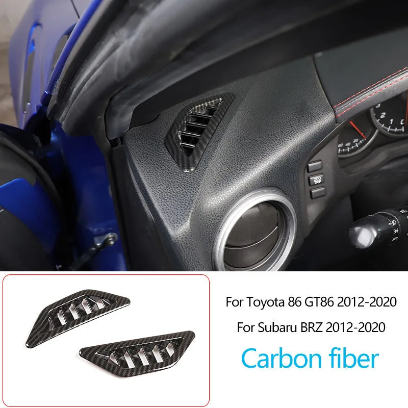 Owntycar ABS Carbon Fiber Shift Armrest Panel for Subaru BRZ and Toyota 86