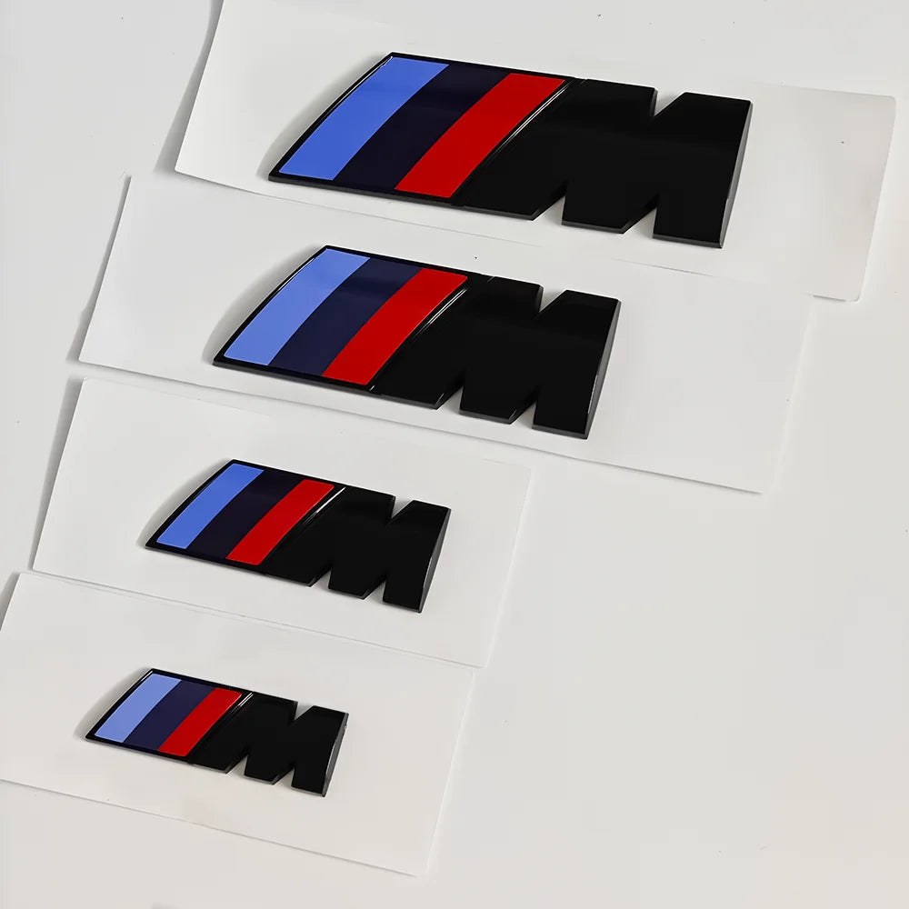 BMW M Logo Fender & Trunk Badge Emblem | Single or Pair | Multiple Sizes & Colours