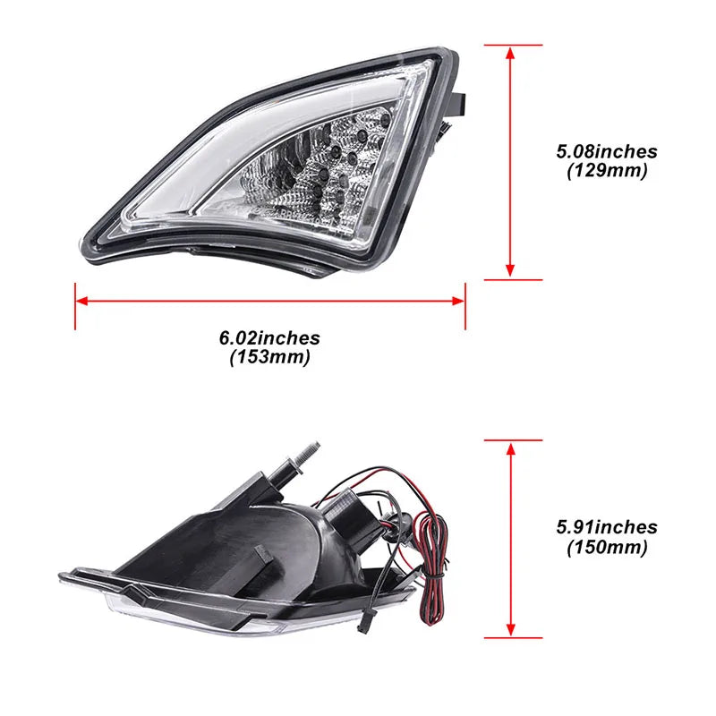 Toyota Smoked LED Corner Lamp Amber Turn Signal For ZN6 GT86 FR-S 2013-2016