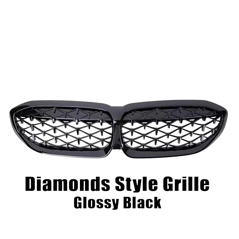 Diamond-Style Front Kidney Grille – BMW 3 Series G20 G21 2019–2023 | 9 Finishes | Single & Double Bar