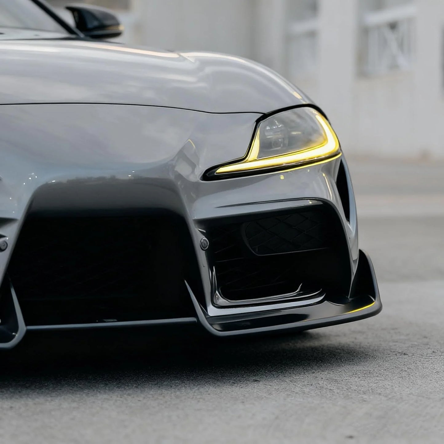 Toyota Supra Front Bumper Lip Diffuser Abs 3Pcs A90 A91 MK5 2020 2026