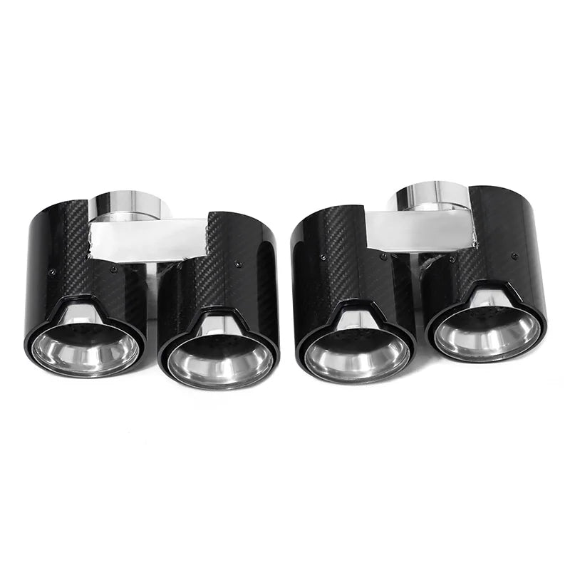 BMW 3 Series G20 G21 Quad Exhaust Tips – Stainless Steel Finish