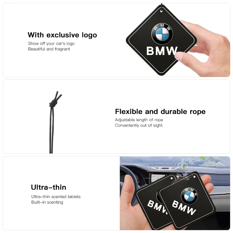 Automotive Cologne Scent Air Freshener Pendant – Durable Plastic Design