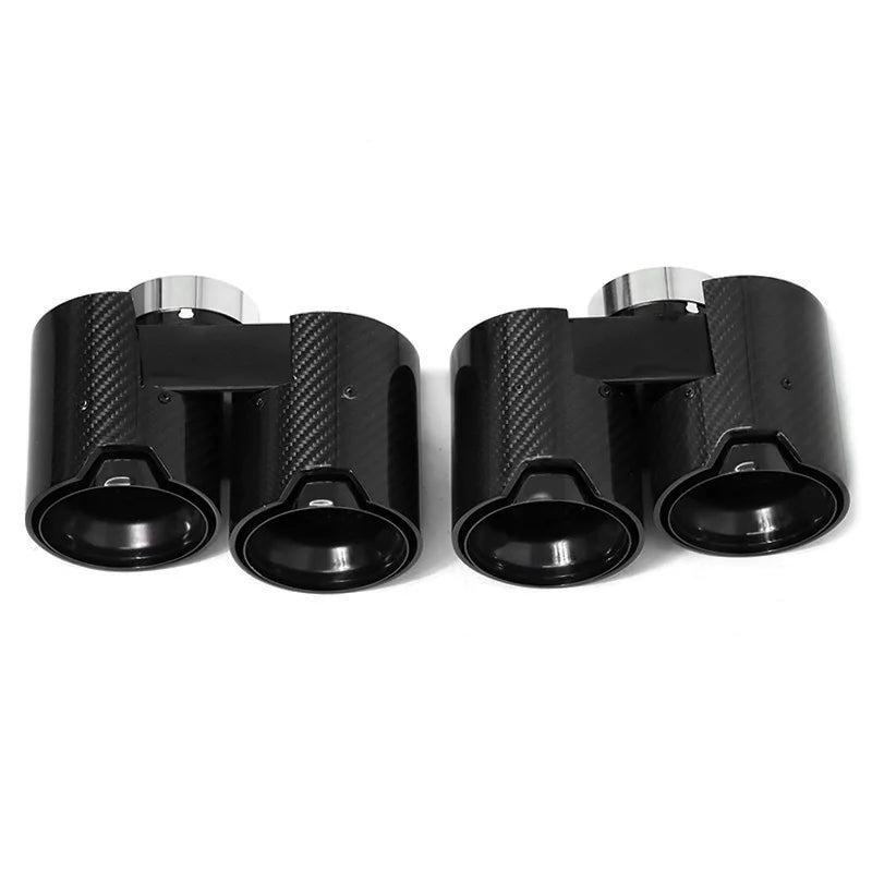 BMW 3 Series G20 G21 Quad Exhaust Tips – Stainless Steel Finish