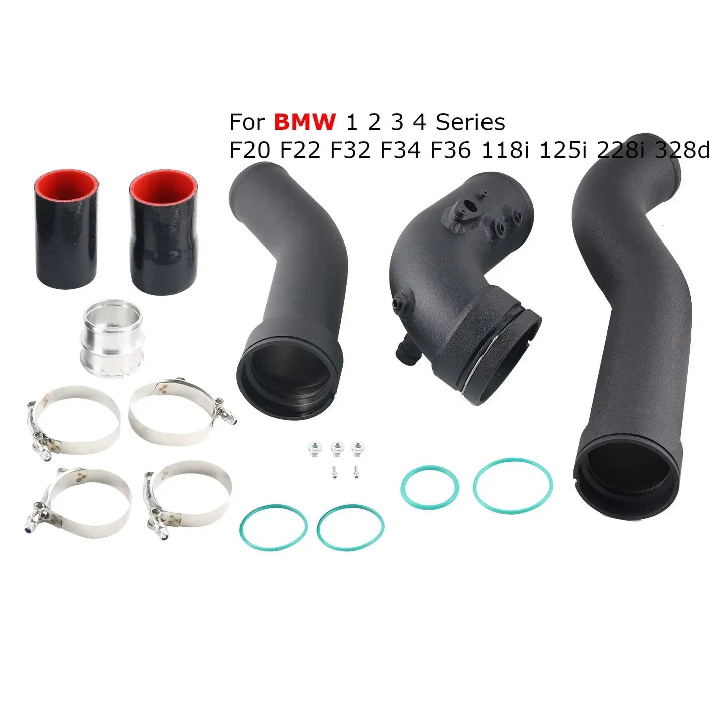 Aluminium Turbo Intercooler Charge Pipe – BMW N20 N26 2.0T F22 F30 F32 2011–2016