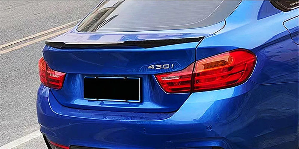 BMW 4 Series F32 F33 F36 Rear Boot Spoiler - Sturdy Plastic Trim