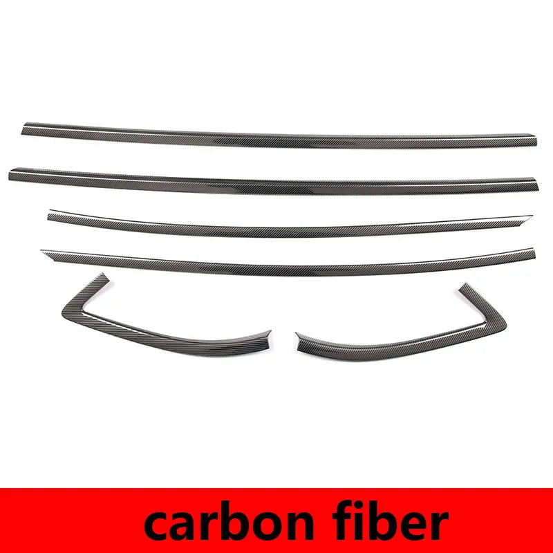 Toyota Window Trim Stickers Carbon Fiber Black for GR Supra A90 MK5 2019-2022