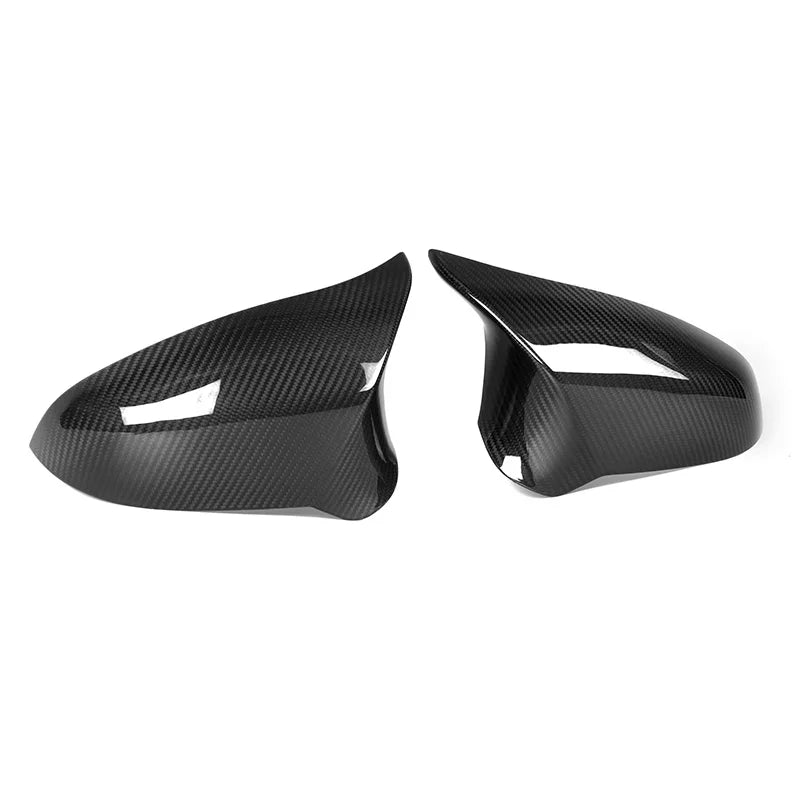 Real Dry Carbon Fibre OEM Wing Mirror Cover Caps – BMW M2C F87 | M3 F80 | M4 F82 F83 | LHD & RHD