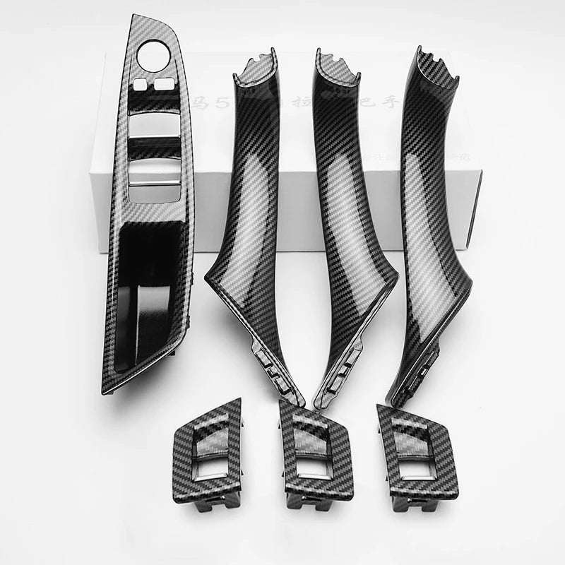 Inner Door Handle Panel Pull Trim Set – BMW 5 Series F10 F11 F18 2010–2017 | 7 Piece | LHD & RHD