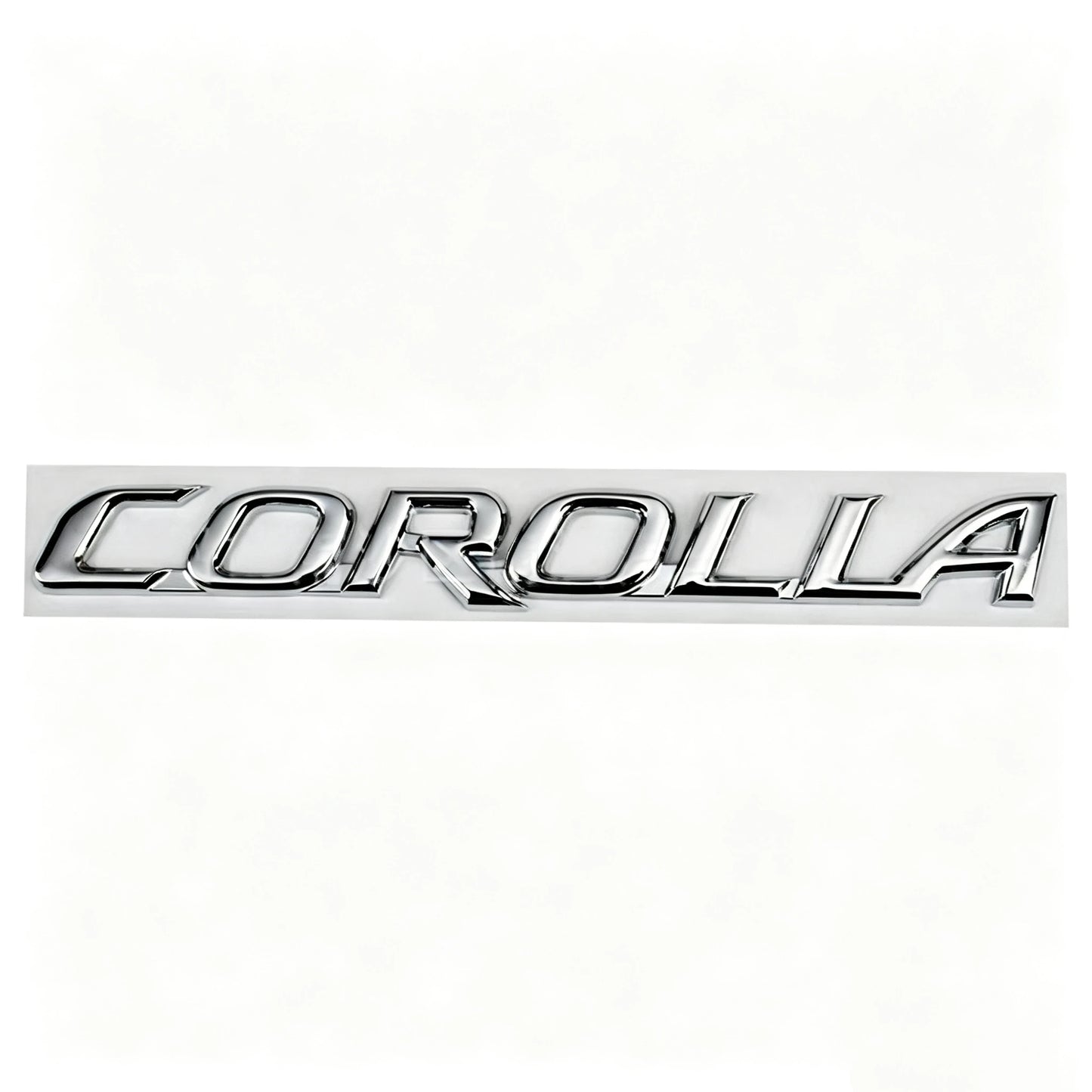 Toyota Corolla Trunk Emblem Sticker 3D Glossy Black Silver For Corolla