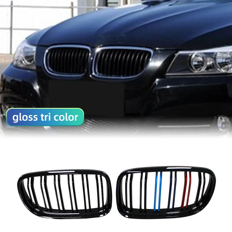 BMW Kidney Front Grille Gloss Matte Black E90 E91 LCI 2009-2011