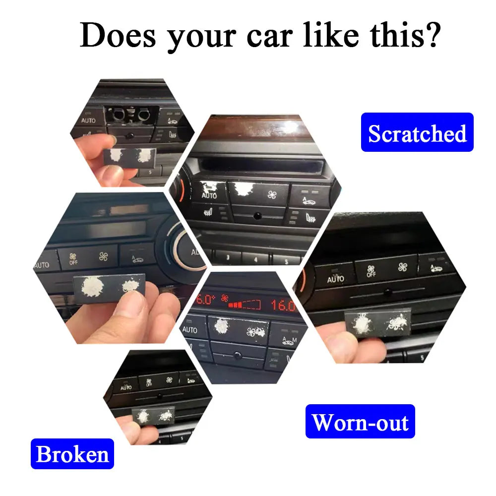 BMW E8x Series AC Vent Volume Rotary Knob Cover - Direct Fit Replacement