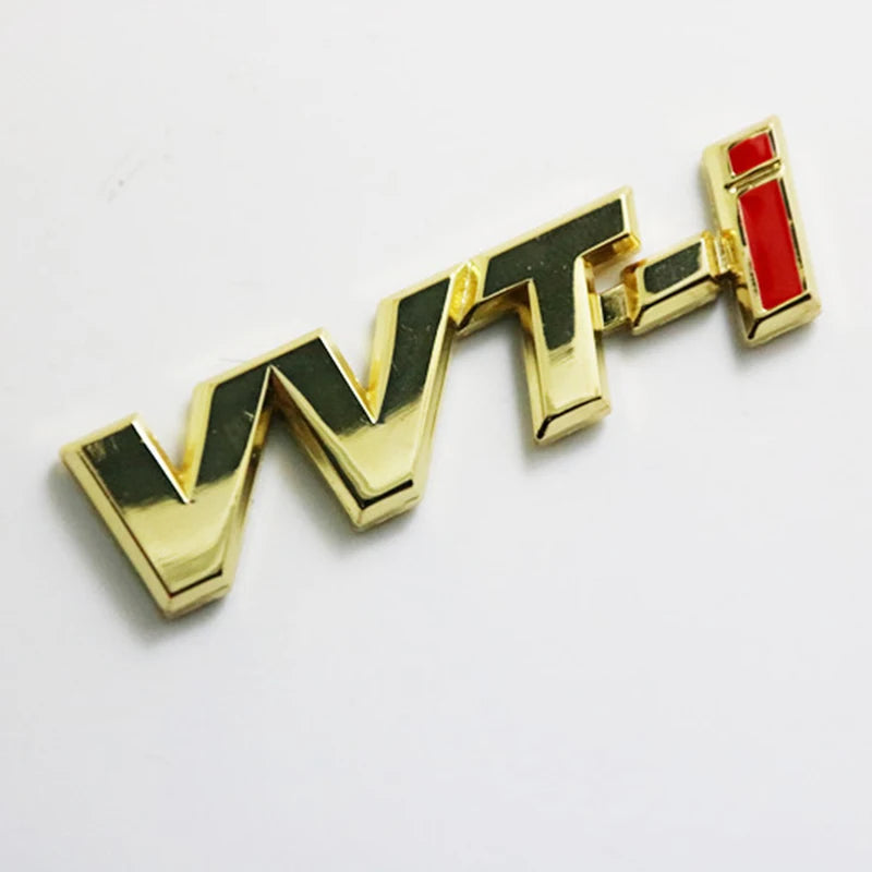 Toyota 3D Metal Black VVTi Emblem for Multiple Toyota Models