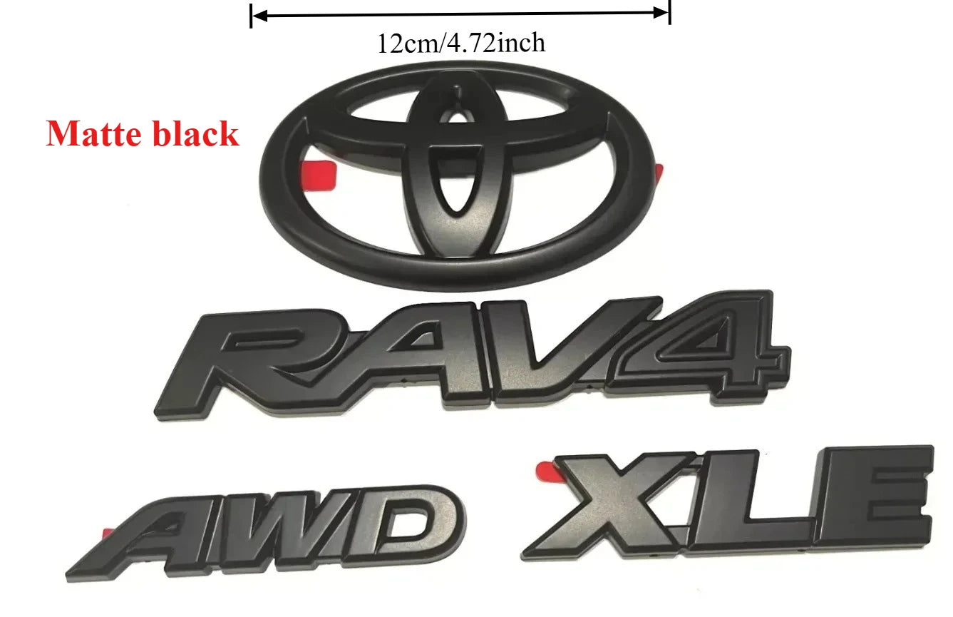 Toyota RAV4 Emblem Overlay GA-K 2019-2024 XLE AWD Hybrid