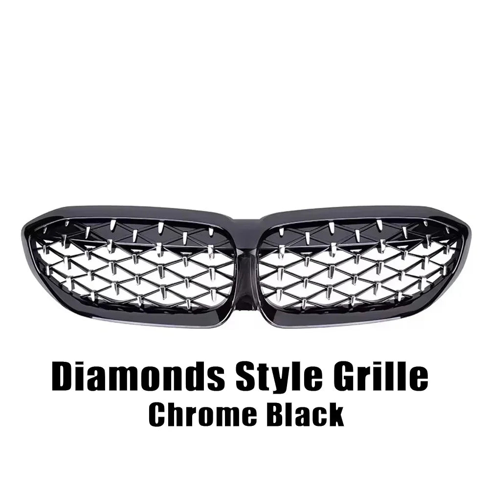 Diamond-Style Front Kidney Grille – BMW 3 Series G20 G21 2019–2023 | 9 Finishes | Single & Double Bar
