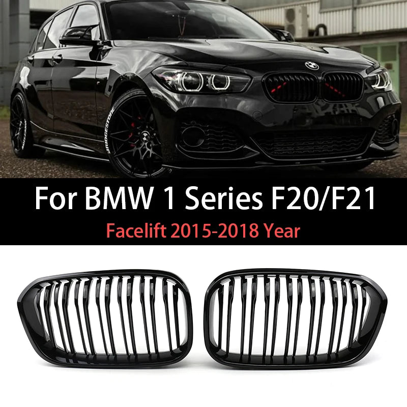 Front Bumper Radiator Mesh Grille – BMW 1 Series F20 F21 LCI Facelift 2015–2019 | Single & Dual Bar