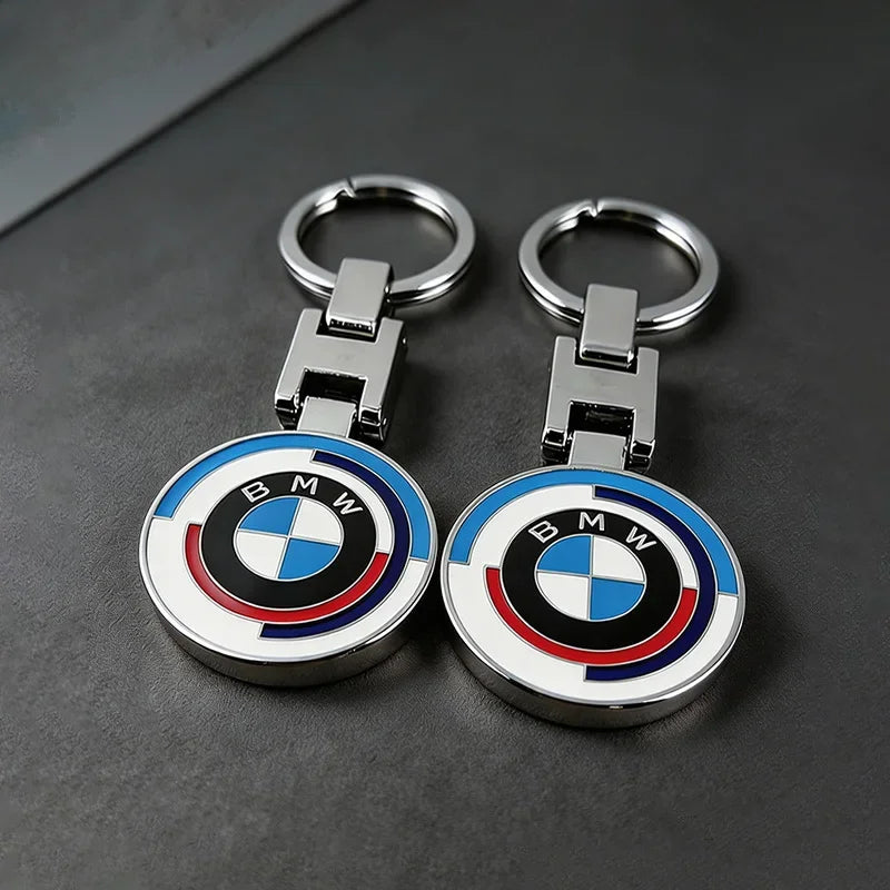 BMW M Series Solid Metal Keyring – Precision Crafted Badge Emblem