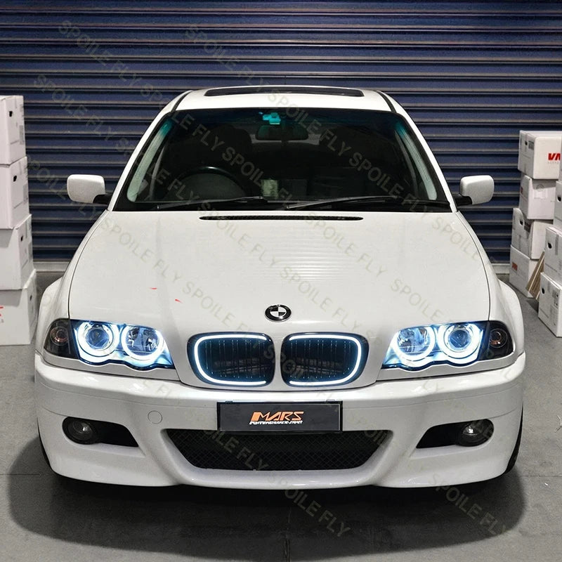 BMW Led Racing Grille Double Line For E46 3 Series