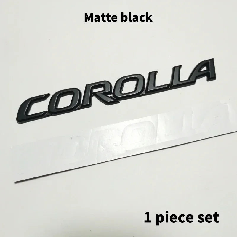 Toyota 3D Metal Emblem for Corolla Cross Rear Trunk