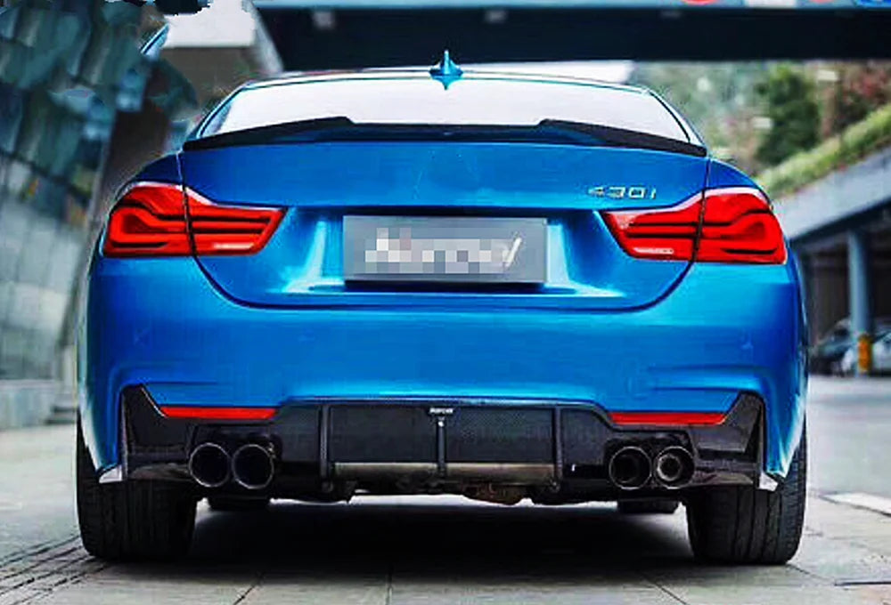 BMW 4 Series F32 F33 F36 Rear Boot Spoiler - Sturdy Plastic Trim