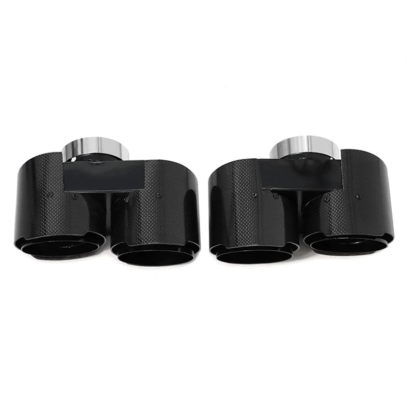 BMW 3 Series G20 G21 Quad Exhaust Tips – Stainless Steel Finish