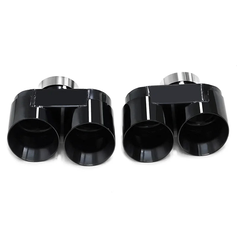 BMW 3 Series G20 G21 Quad Exhaust Tips – Stainless Steel Finish