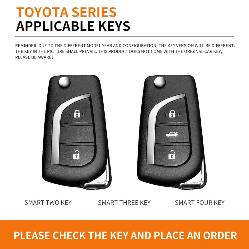 Toyota Key Fob Protector for Land Cruiser 200 Prado Hilux Innova