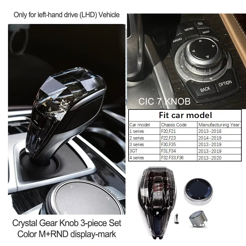 Luxury Crystal Gear Shift Knob – Premium Abs Construction
