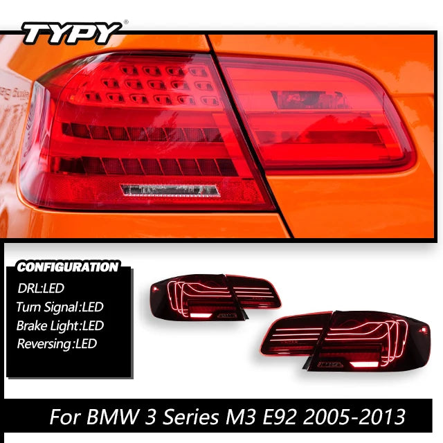 BMW LED Taillights Assembly With Dynamic DRL For E92 3 Series 2005-2013