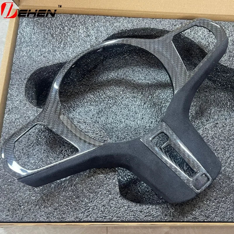 BMW G20 G30 G80 G82 Steering Wheel Trim - Carbon Fibre Finish
