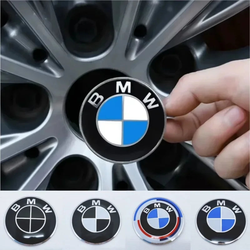 BMW Aluminium Wheel Centre Cap Set | 4 Pieces | 56–70mm | Multiple Designs