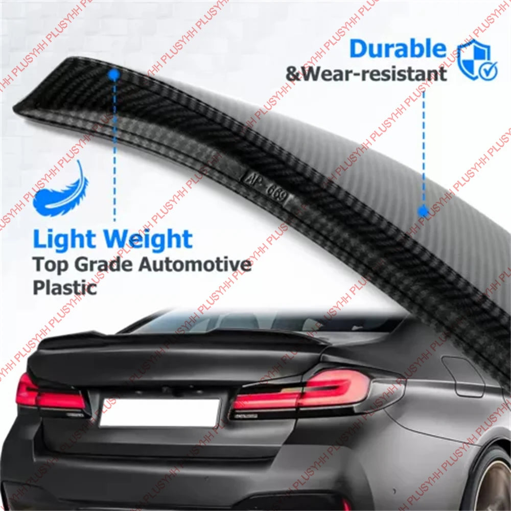 Bmw G30 And M5 Rear Trunk Spoiler – Glossy Black Abs Construction