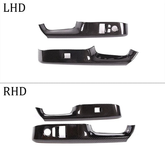 Toyota Window Glass Lift Switch Button Trim Frame For GR Supra MK5 A90 2019-2022