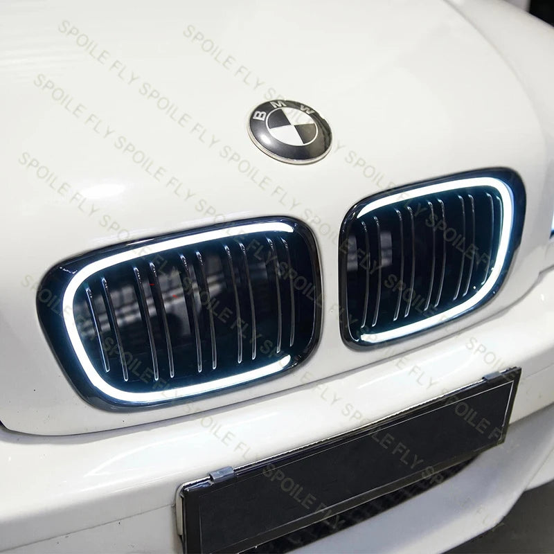 BMW Led Racing Grille Double Line For E46 3 Series