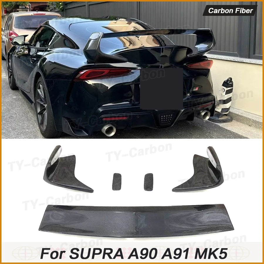 Toyota Supra Real Carbon Rear Spoiler for A90 A91 MK5